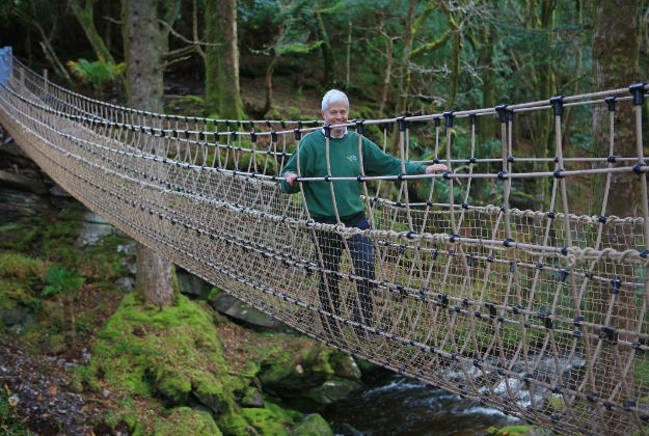 Най-новият въжен мост в Ирландия