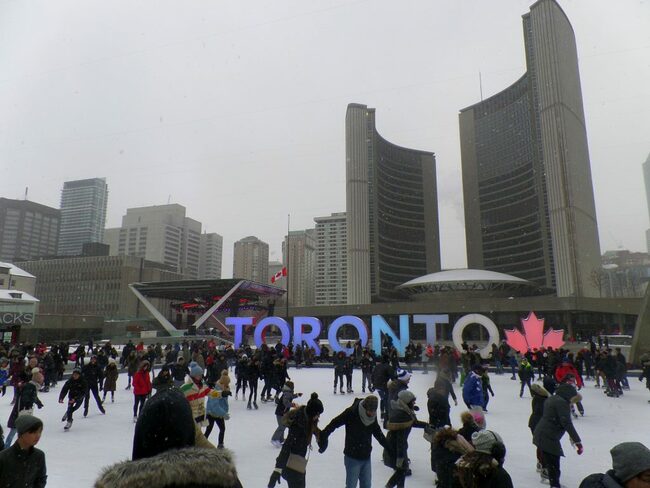 Канадски прелести през зимата: Торонто