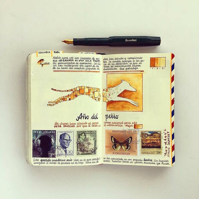 Надникнете в дневника на един художник-пътешественик