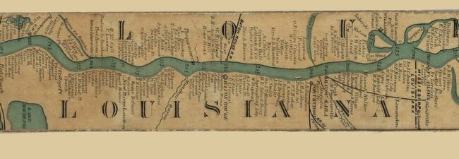 Карта от 19-и век слага река Мисисипи в джоба ви!